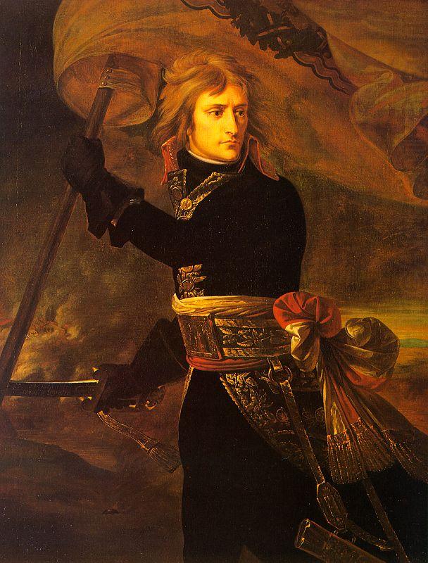 Baron Antoine-Jean Gros Bonaparte on the Arcole Bridge on 17 November 1796 china oil painting image